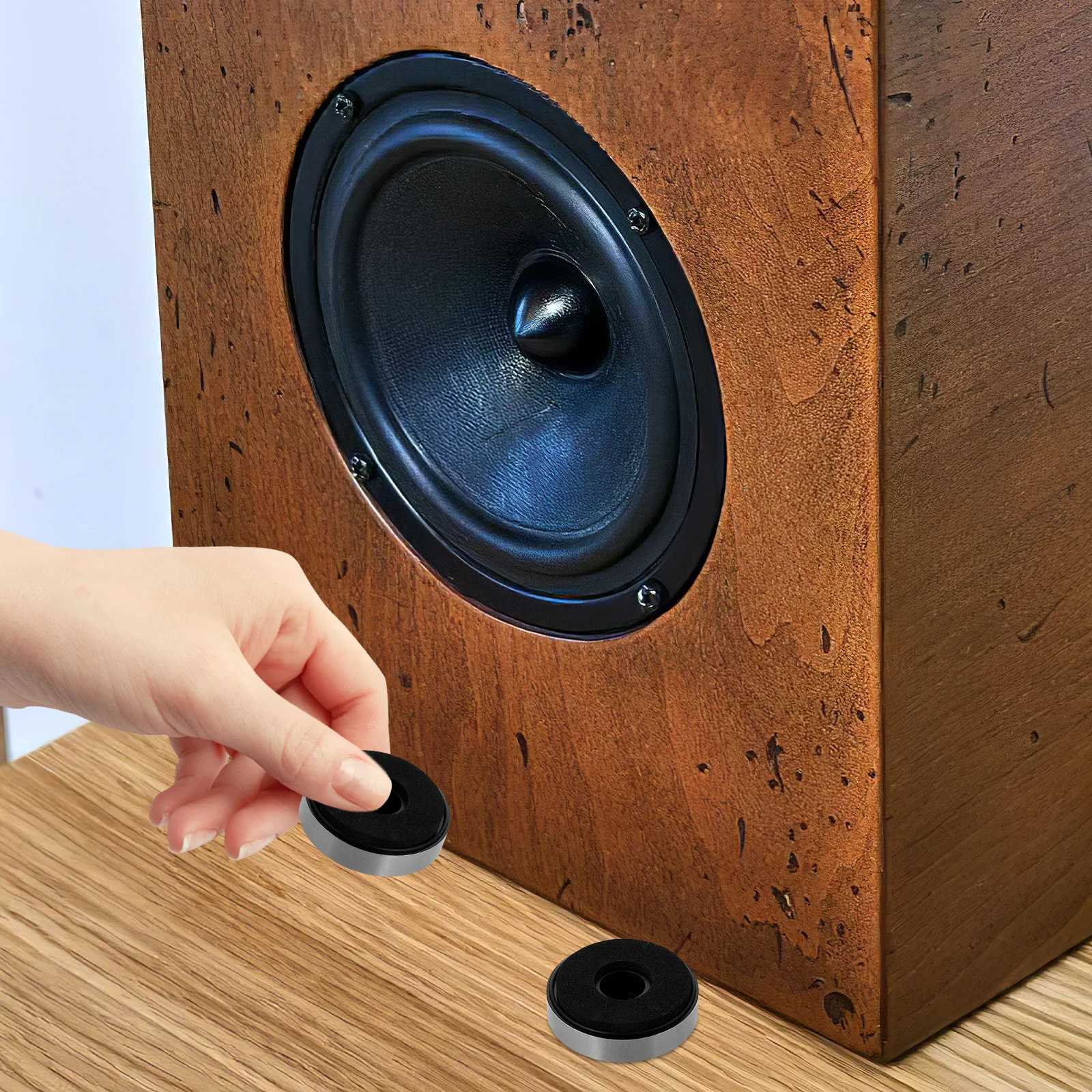 

10 pcs Speaker Isolation Feet Pads For Dvd Amplifier Audio Systems Shock Absorber Anti Vibration Base Cushion Stand Foot Kit