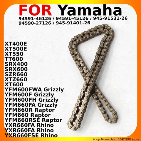 Motorcycle Speed Master Links Cam Timing Chain For Yamaha XT500E XT550 TT600 SRX400 SRX600 SZR660 XTZ660 94591-46126 94591-45126