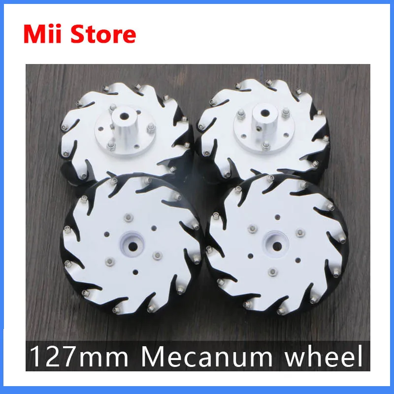 

Omni wheels A set of 4 Mecanum wheels 127mm