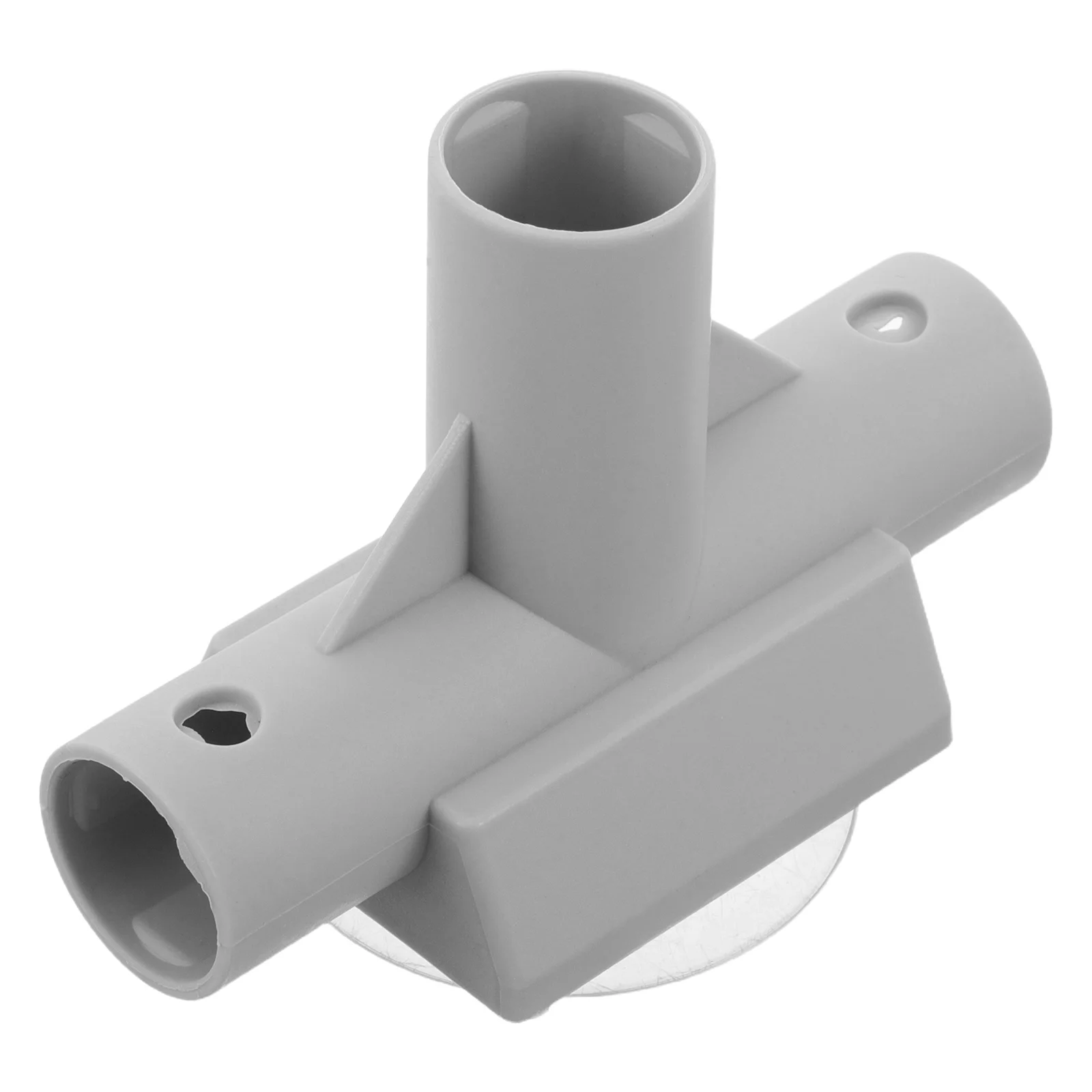 1 stks T-vormige Gezamenlijke Connector Voor Boxen 3 Way Pijp Vervanging Plastic Hekwerk Connector Sterke Zuignap Speel tuin Tent