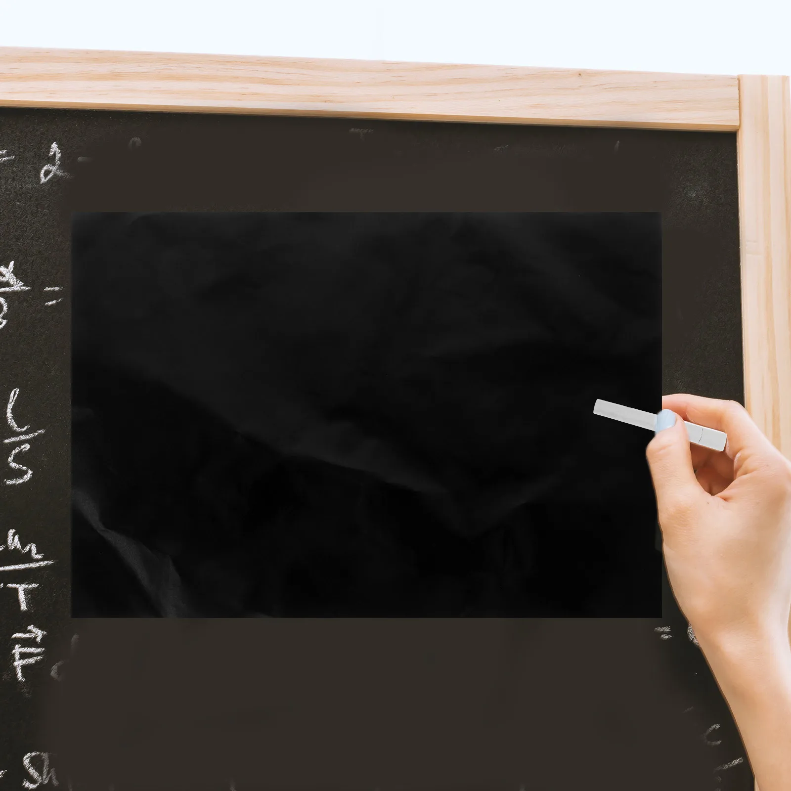 

4Pcs 20x30cm A4 Removable Chalkboard Wall Sticker Blackboard Decal Premium Material Wear Resistance Reusable Space-Saving