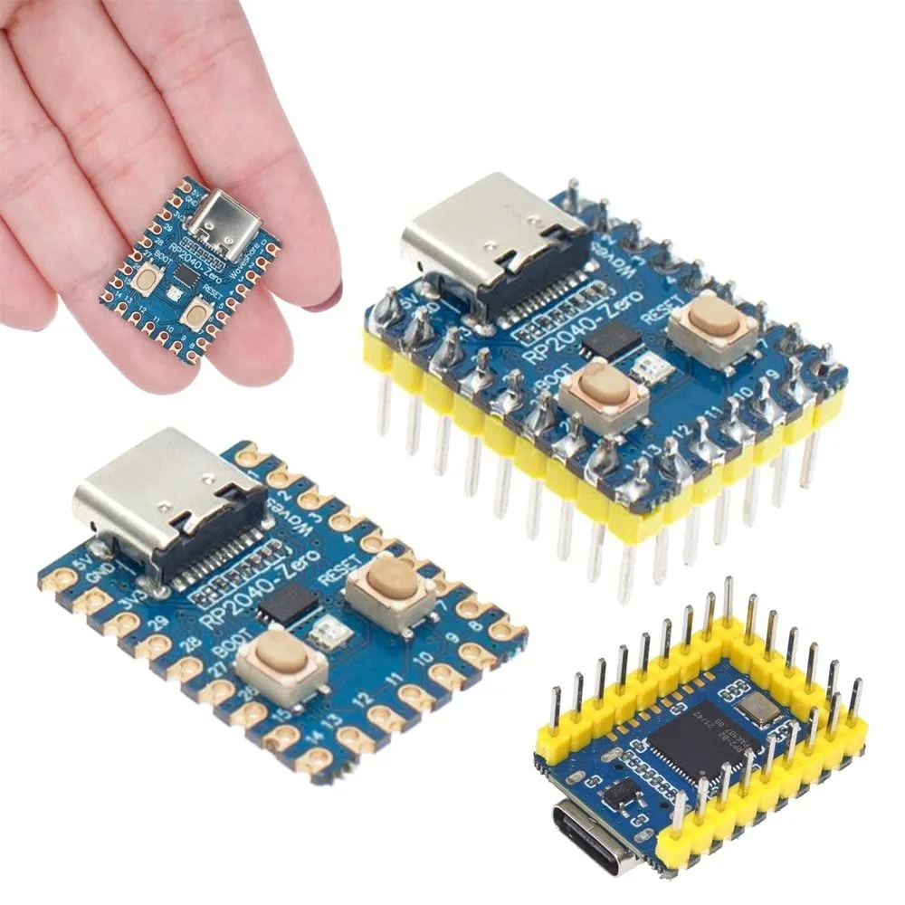 2MB Flash RP2040 Development Board Zero Form Factor RP2040 Chip Microcontroller Development Board PICO Compatible