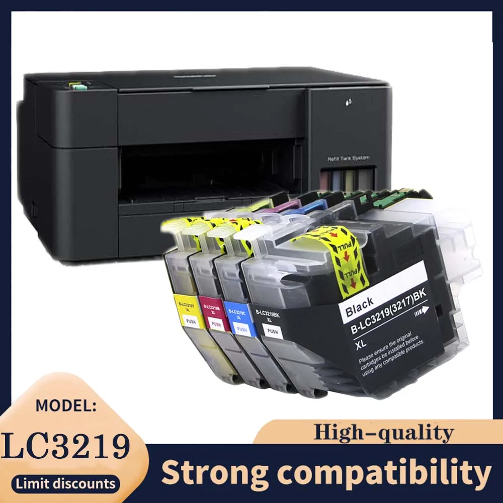 

LC3219 LC3219XL LC3217 LC3217XL картридж с чипом для принтера Brother MFC-J5330DW J5335DW J5730DW J5930DW J6530DW J6935DW