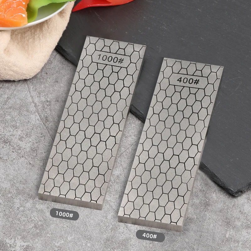 

200*70*8mm More Wear-resistant Diamond Sharpening Stone Large Sharpening Plate Kitchen Knife Sharpener Whetstone Angle Guide Set