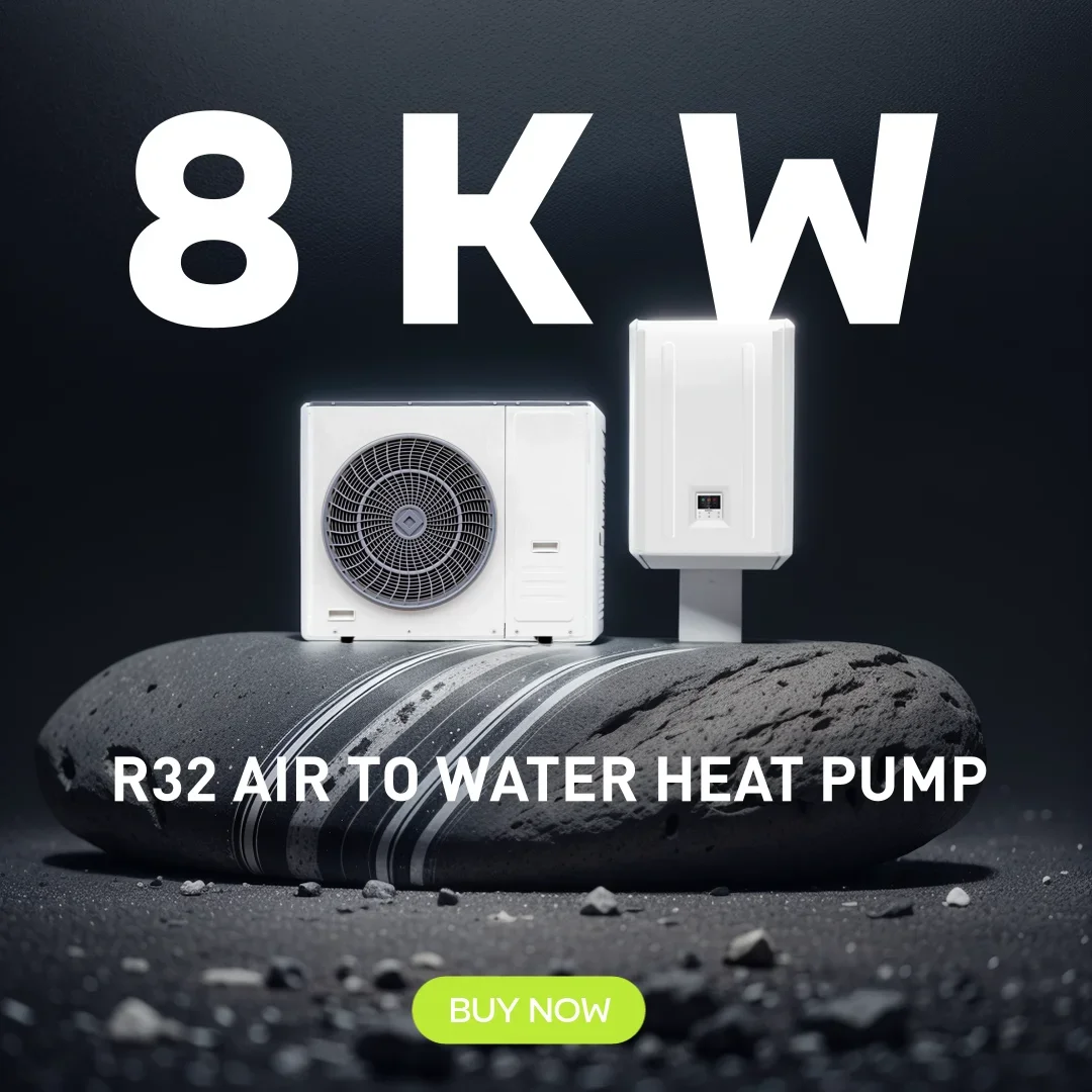 R32 wifi control industrial mini split air source heat pump for home heating and cooling