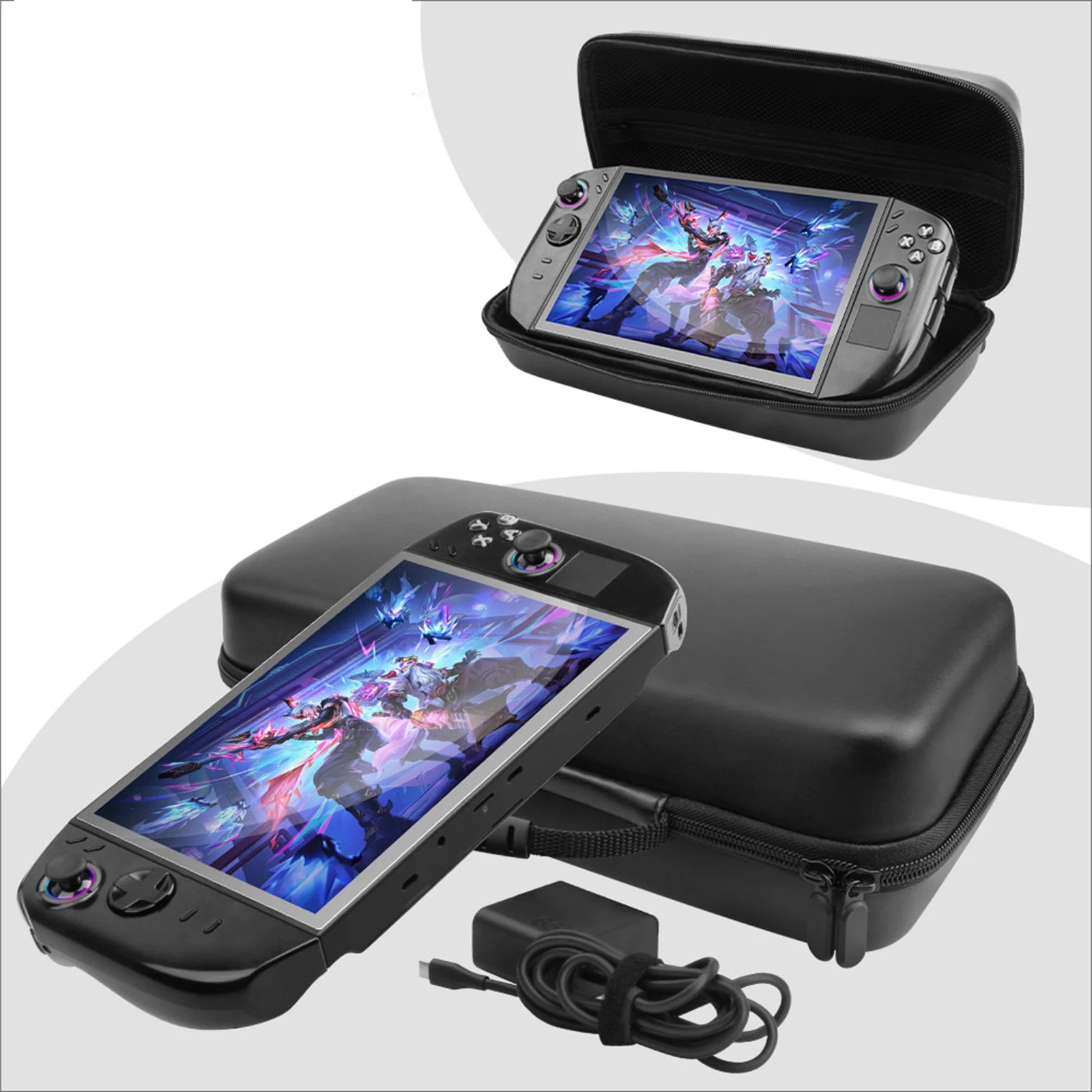 

Чехол для хранения игровой консоли Legion Go 2, жесткий защитный чехол с защитой от царапин, портативный органайзер для путешествий, игровые аксессуары