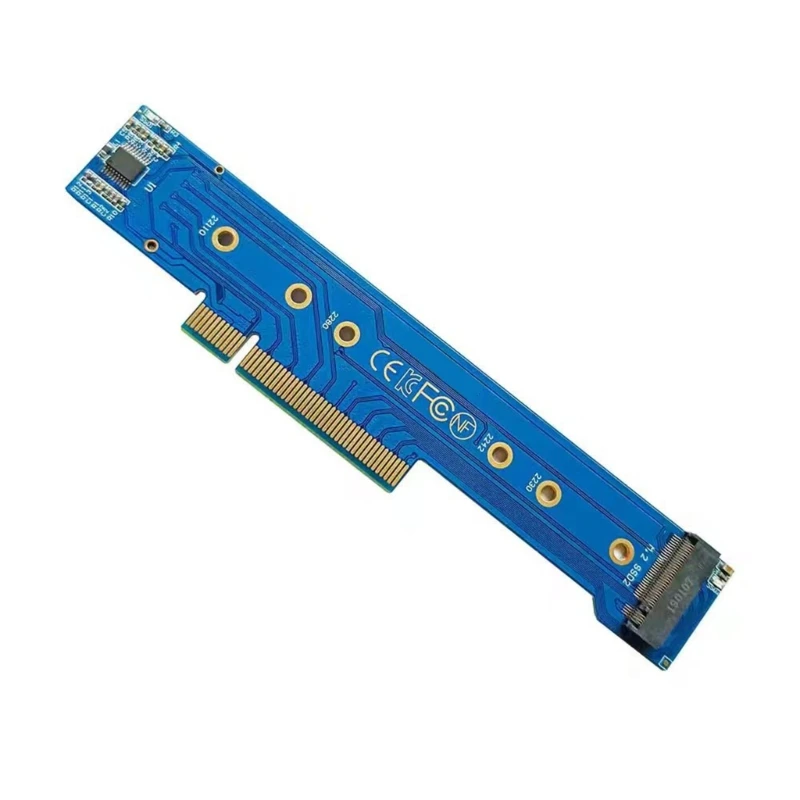PCIe อะแดปเตอร์การ์ด PCIe3.0 4.0x8 สำหรับ 1U แชสซี 2 NVMe M.2 NGFF SSD อะแดปเตอร์