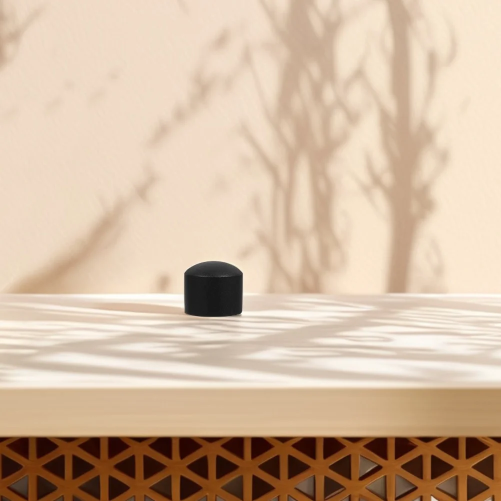 10 قطعة Foosball قضيب نهاية قبعات 15.8 مللي متر الأسود البلاستيك أغطية السلامة الجدول كرة القدم اكسسوارات استبدال أجزاء أنبوب صغير تلميح #5