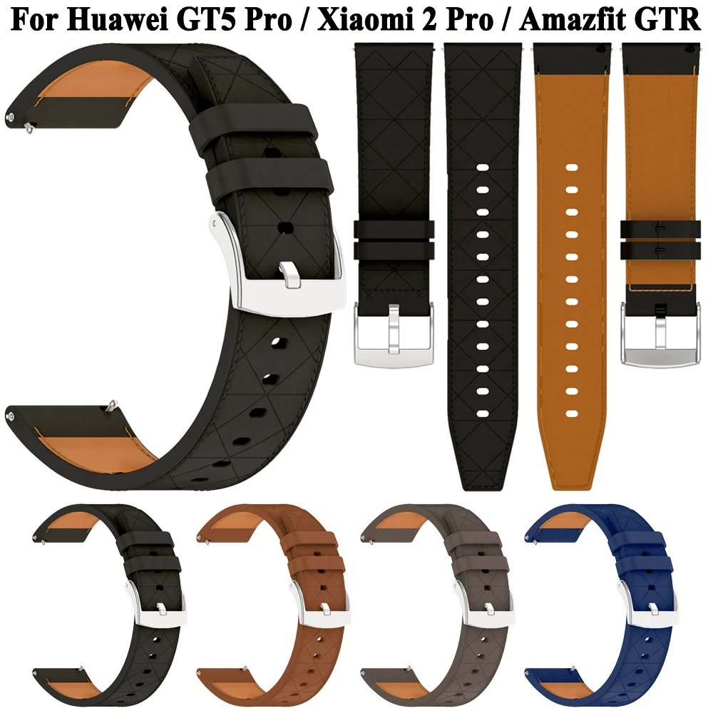 22mm Strap Smartwatch Band Compatible with Huawei Watch GT5 GT4 GT3 GT2 Pro, Xiaomi 2 Pro S3 S2 S1, Amazfit GTR 4 3 2 Wristband