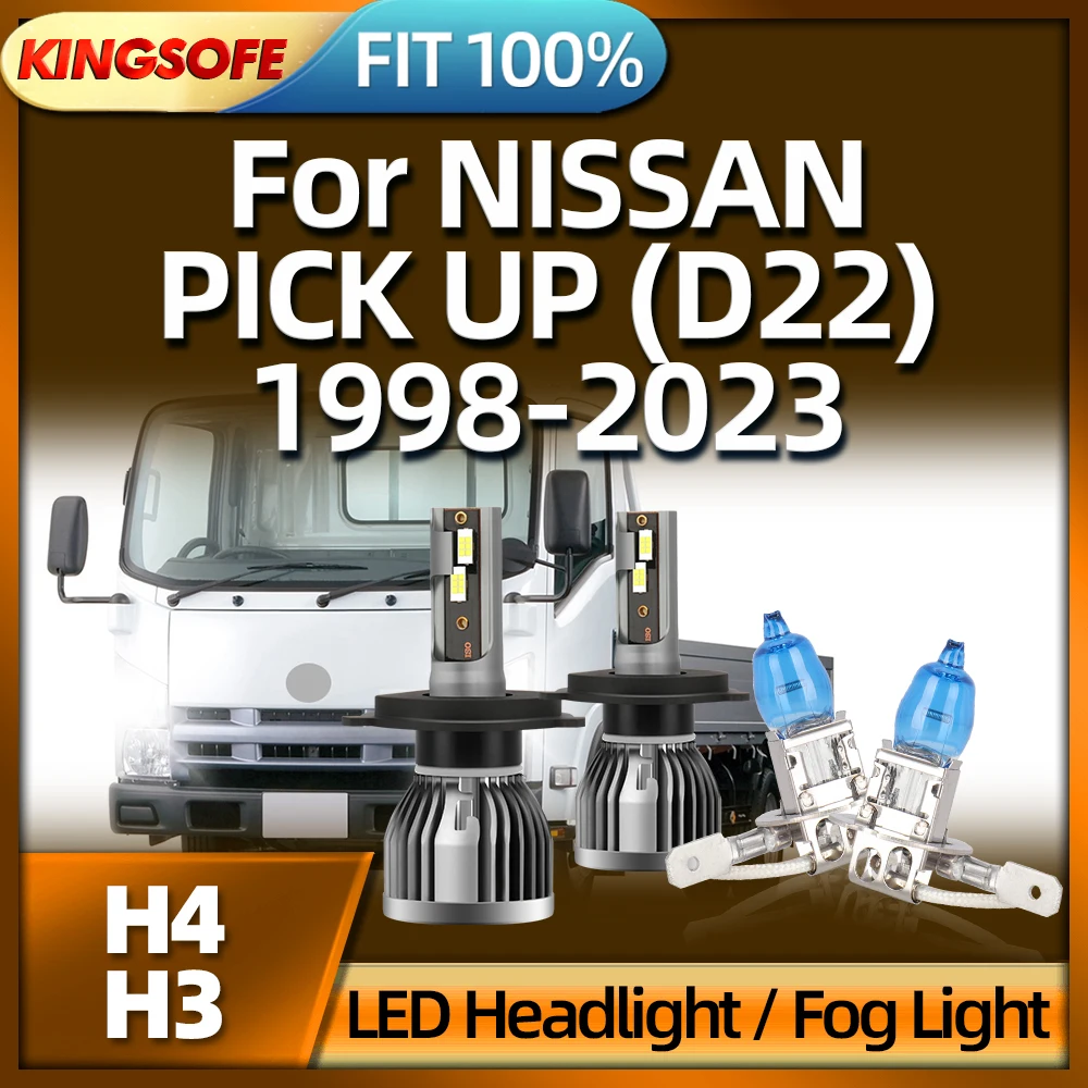 

Roadsun Truck LED H4 Bulbs Hi/Lo Beam Super Bright H3 Fog Lamp For NISSAN PICK UP 1998 1999 2000 2001 2002 2003 2004 2005-2023