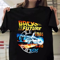 Hot Back To The Future T-Shirt Men Women Fashion Y2k Harajuku T Shirt Summer Cool Short Sleeve Hip Hop Top Tee
