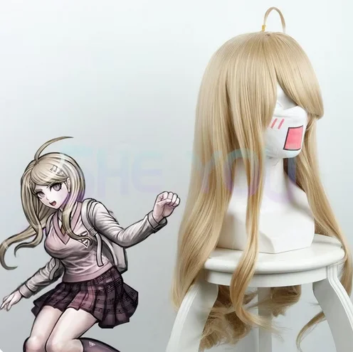 Dangan Ronpa Danganronpa V3 Kaede Akamatsu Wigs Heat Resistant Sythentic Hair Cosplay Wig