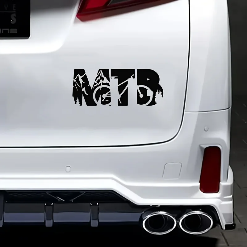1PC Cool MTB Mountain Bike Waterproof Vinyl Sticker Eye Catching Decal For Car Laptop Skateboard Water Bottle DIY Decor