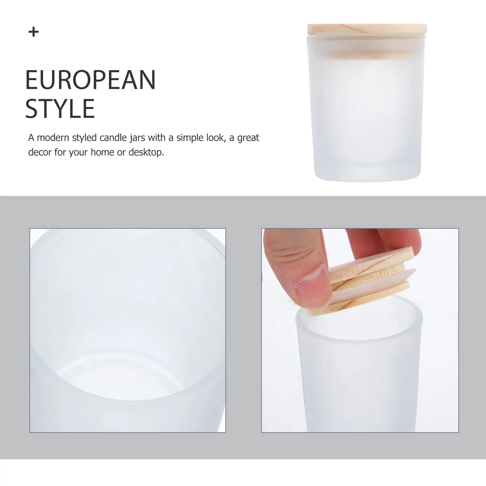 

Glass Jars With Bamboo Lid Sealing Design For Diy Soy Candles Aromatherapy Home Decor Making Jars Glass