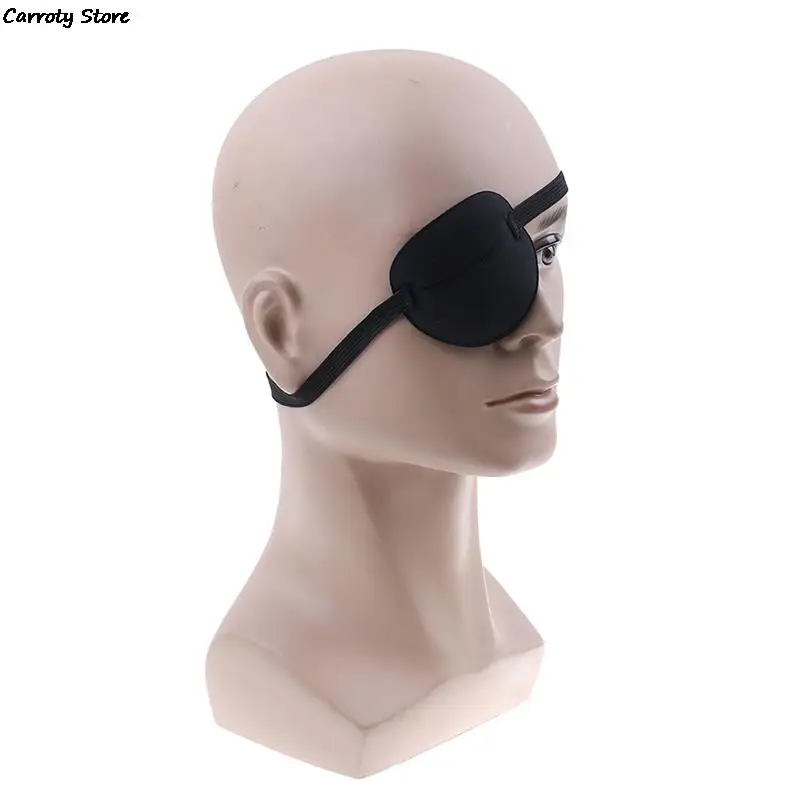 Adult Child Single Eye Cover Portable Soft Eye Patch Amblyopia Traning Goggles Eyeshade Sleeping One-eyed Cover Eye Mask