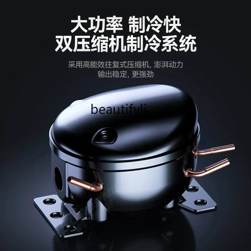 ตู้แช่เย็นแสดงสินค้าแบบอิสระ Z189 YH A56 สำหรับร้านอาหาร ตู้แช่แข็งแบบสามอุณหภูมิสำหรับเก็บรักษาความสดของอาหาร