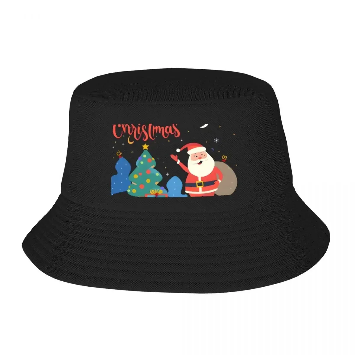 New Embrace The Holidays With Our Merry Christmas Tees! Bucket hats Man For The Sun Designer Black Women's Men's