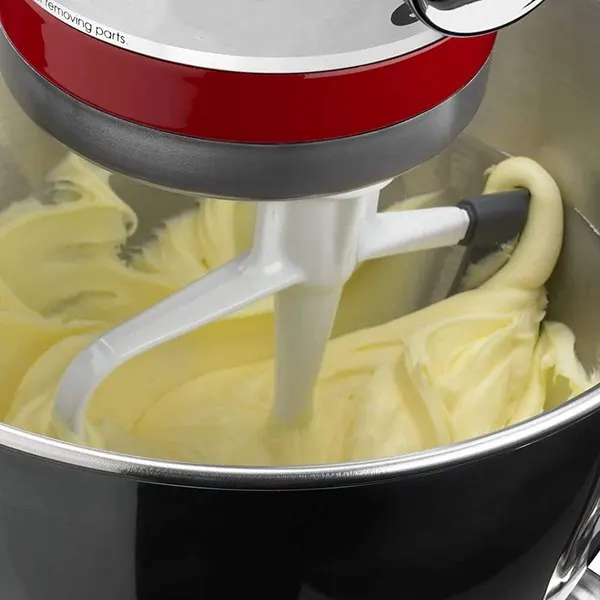 Flex Edge Beater for KitchenAid Tilt-Head Stand Mixer Flat Beater Bowl Scraper 4.5-5 Quart with Silicone Edges