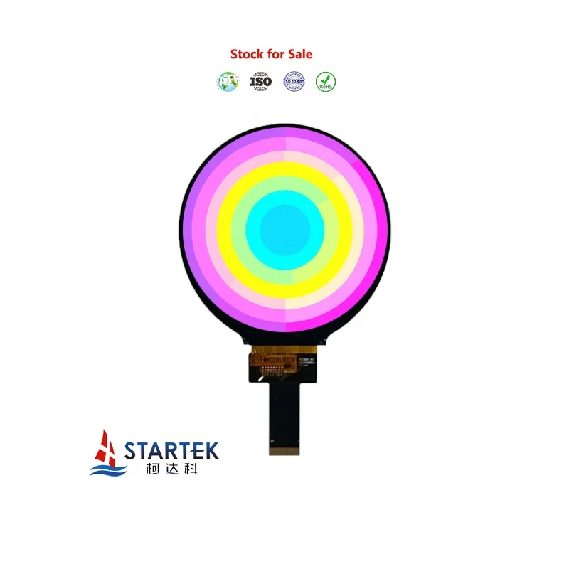 4 Inch High Brightness 720x720 Round TFT LCD Display ILI9881C MIPI Interface IPS Color Lcd Module 720x720 Color Lcd Display