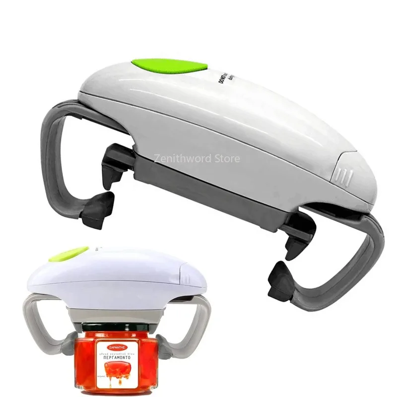 Ouvre-bouteille électrique automatique à une touche, gadget de cuisine portatif pour restaurant, ouvre-bouchon à vis pour bocaux, bouteilles en verre et boîtes de conserve