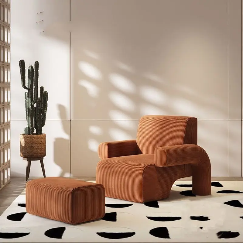 الشمال الترفيه كسول بسيط كرسي واحد ضوء الفاخرة الاسترخاء المصممين غرفة المعيشة القراءة كرسي مريح Poltrone الأثاث