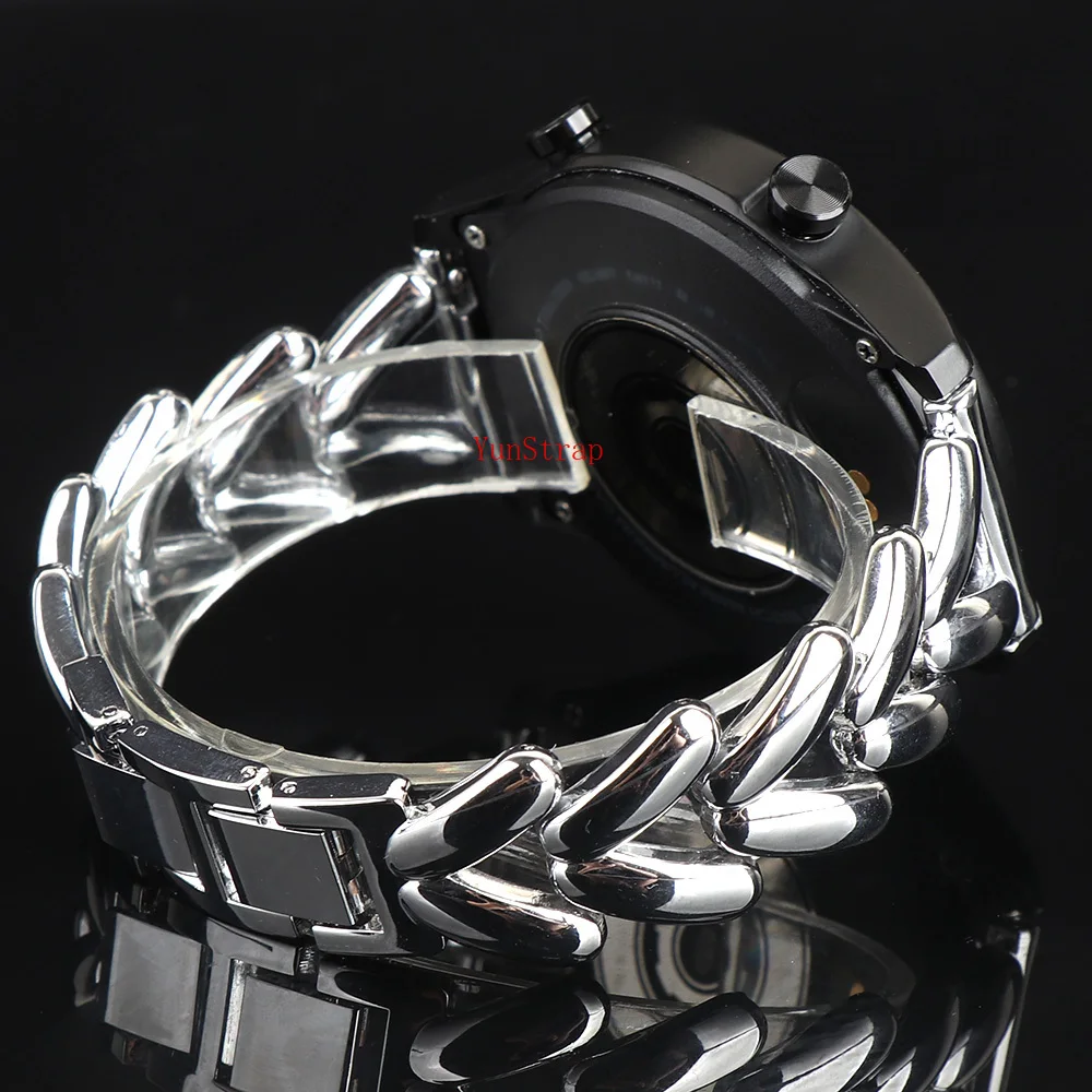 20mm/22mm V-Shaped Strap For Samsung Galaxy Watch 4 5 6 7 Classic/Active Bracelet Huawei Watch GT 2/2e/3/4/5 Pro Amazfit Band