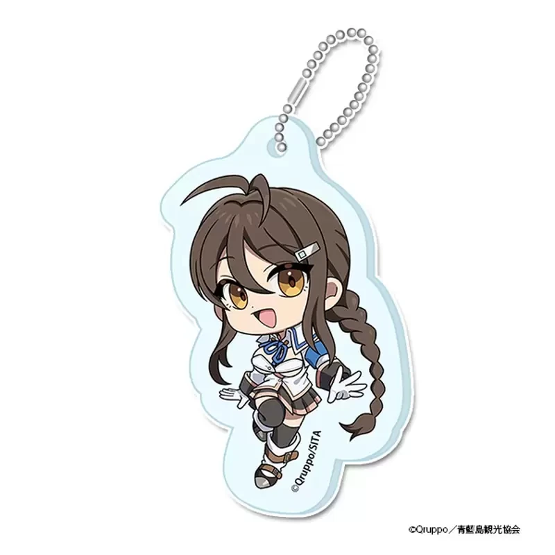 لعبة Nukitashi سلسلة مفاتيح مصنوعة من الأكريليك قلادة حقيبة سيارة المفاتيح الهاتف الخليوي قلادة الحاضر هدايا مهرجان Firend