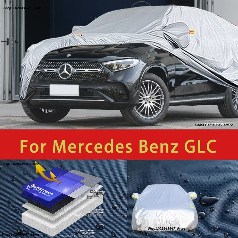 

For Mercedes Benz GLC Car protective cover, sun protection, cooling protection, car clothing, car paint protection auto