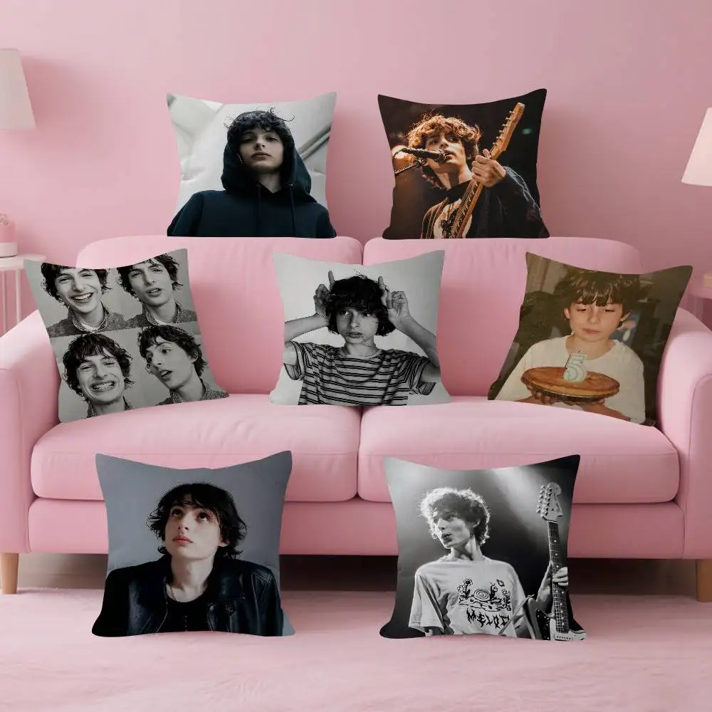 Actor F-Finn COOL Wolfhard Kissenbezug, Auto-Kissenhülle für Sofa, Auto, Weihnachtsgeschenk