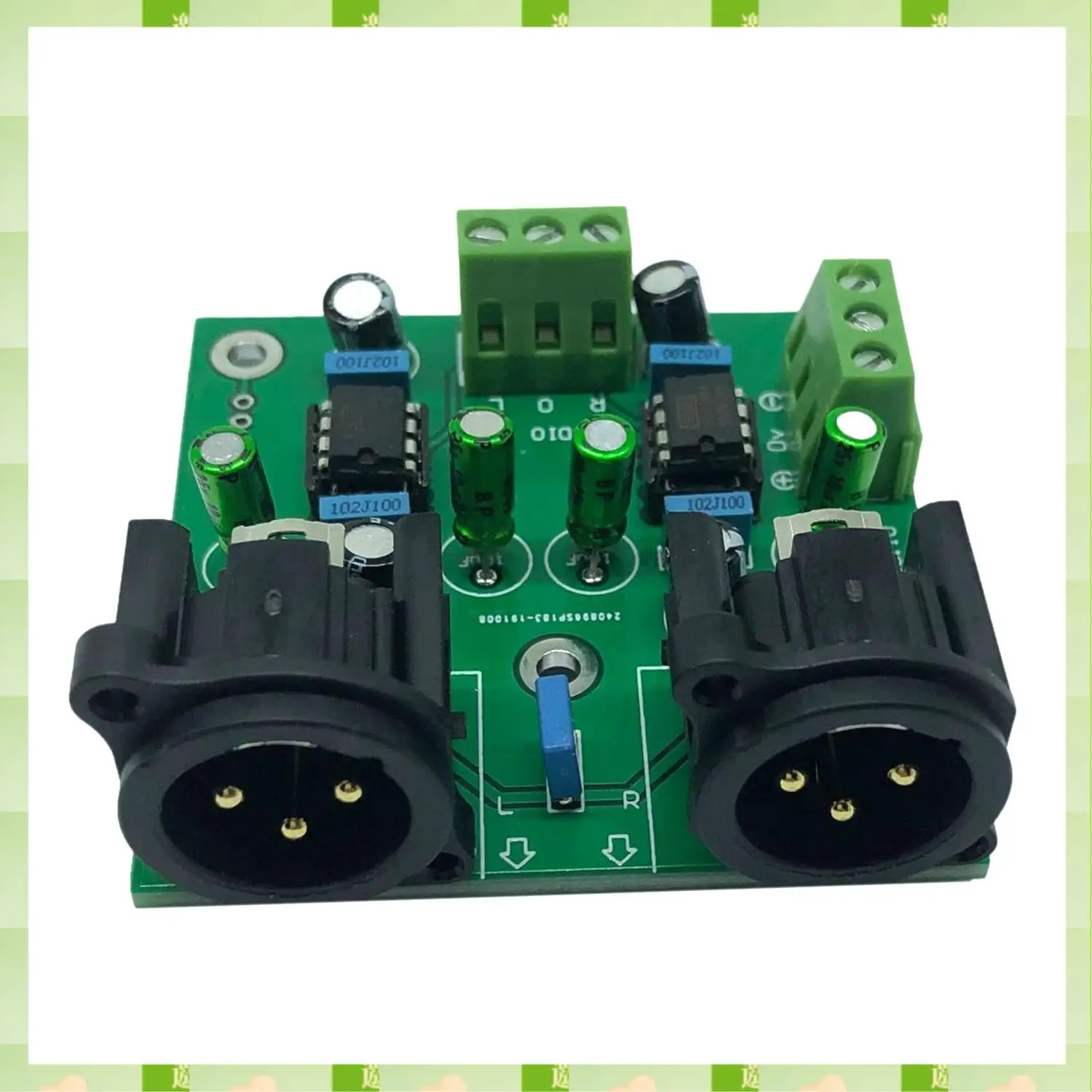 2025 เครื่องขยายเสียง Dual Channel,DRV134PA Dual Channel Single-Ended Conversion Balance Board สําหรับ Front-End Output Balance,เครื่องขยายเสียง D