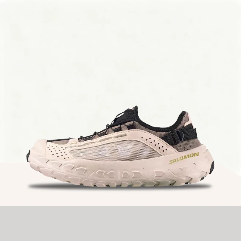 Salomon SOLAMPHIBIAN Minimalist, Trendy, Low-Cut Outdoor Hiking Shoes with All-Terrain Soles for Women – Pink 491082