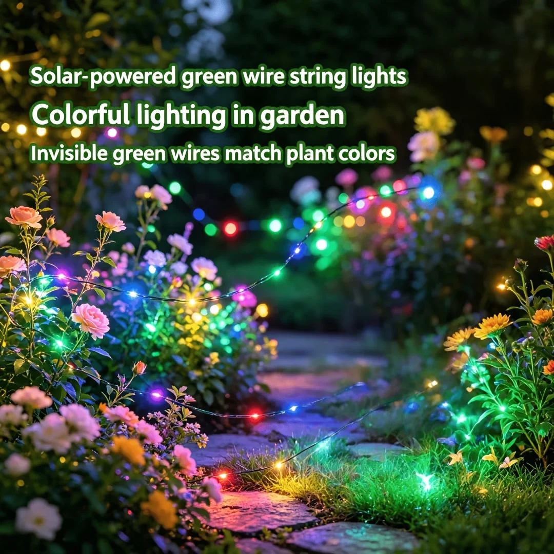 100LED Fairy Lights, 8 Lighting Modes, IP65 Protection, Mini Twinkling Lights, Indoor Outdoor Battery Box Copper Wire Str