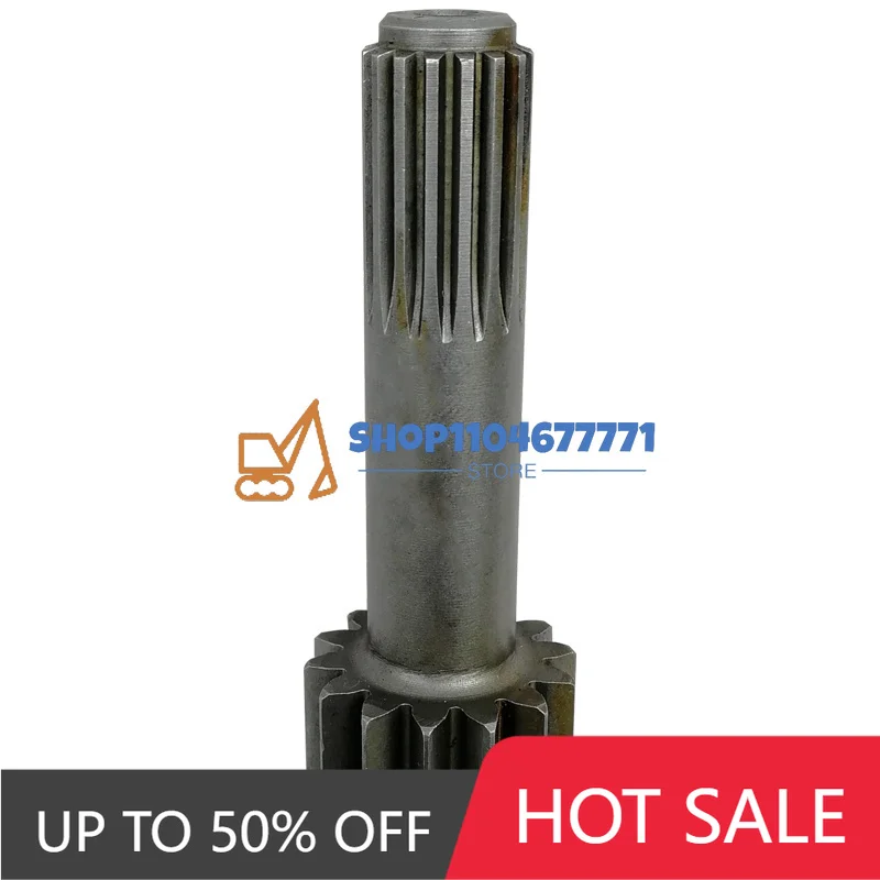 Excavator Accessories ZAX55ur 14/16 Tooth Walking Tooth Box Motor Shaft, Excavator 1st Solar Tooth Center Shaft