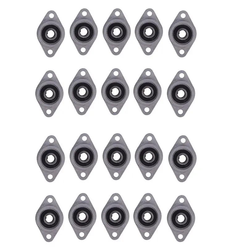 20 Pcs KFL08 8Mm Diameter Zinc Alloy Bearing Housing FL08 K08 Pillow Block Bearing-AT64 - view 2