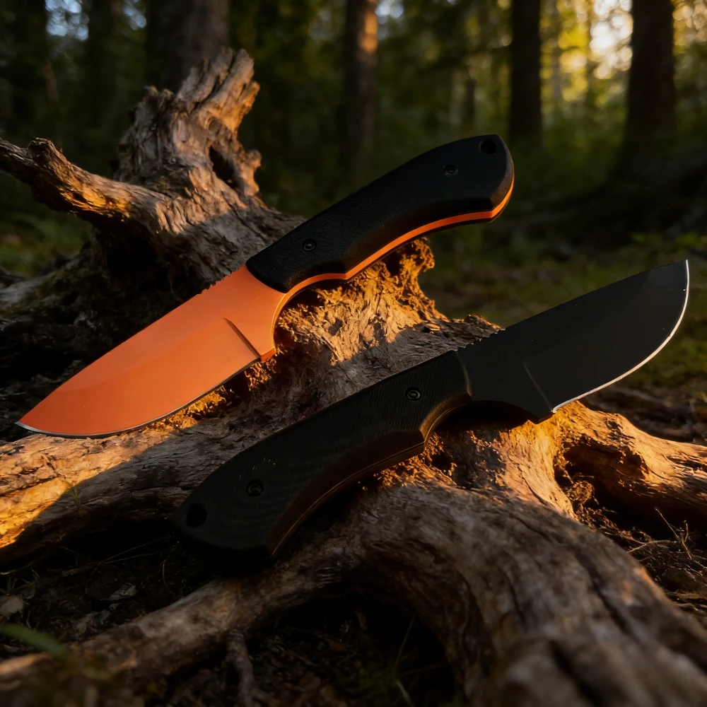 

Multi-functional Outdoor Short Knife Portable Lightweight Cutting Knife Slicing Knife EDC Rescue Emergency Hiking Straight Knife