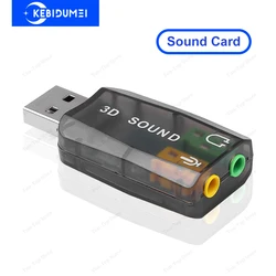 5.1 Sound channel USB independent sound card External computer to replace PCI notebook usb sound card USB to audio interface