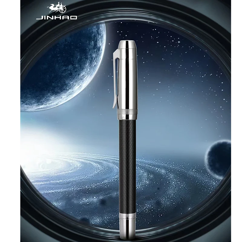 Jinhao 92 Luxury Metal Fountain Pen - Ergonomic, Twist Cap, Medium Nib with Converter - Ideal for Office & School Use, Includes