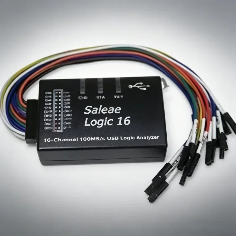 VoltSUSB Logic Analyzer 16 Channels 100MS/s Sampling Rate Multi-platform Debug Instrument