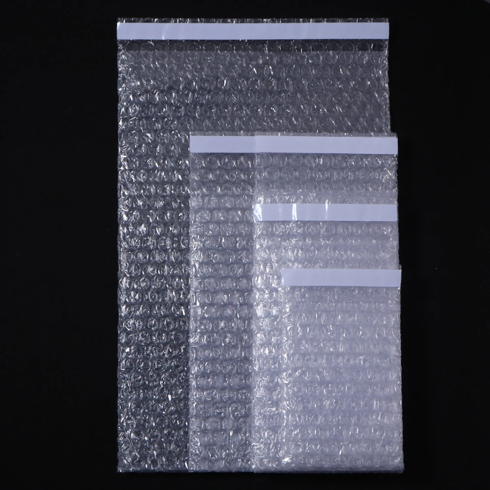 10-50pcs/lot Self Adhesive Bubble Mailers Padded Envelopes for Jewelry Small Items Shipping Double Film Cushioning Bag Packing