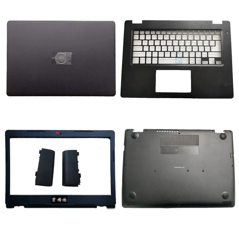 Laptop LCD Back Cover/Front Bezel/Hinges Cover/Palmrest/Bottom Case For DELL Latitude 3490 L3490 E3490 AA1404 008MFK AP24Z000400