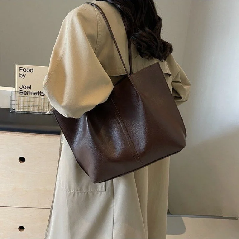 

Elegant Crossbody Handbag Leather Women's Bag High-End Luxury Brand Famous Designer Casual Vintage Daily Bag