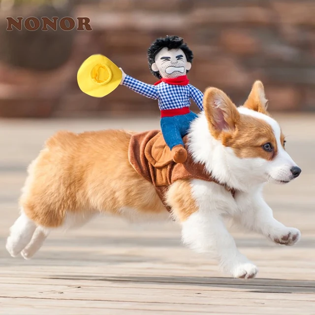 NONOR Halloween Party Dog Clothes Funny Cowboy Dressing Up Jacket Coats French Bulldog Chihuahua Costumes for Small Large Dogs AliExpress