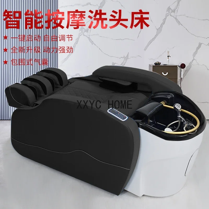

Barber Shop Constant Temperature Water Circulation Automatic Hair Multifunctional Head Therapy Bed
