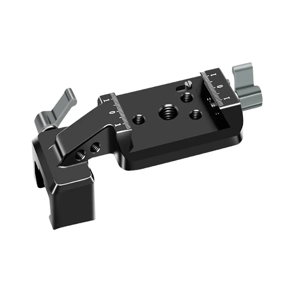 NATO Rail Clamp Mounting Plate Cold Shoe 1/4 3/8 Vertical Adapter For DJI RS2 RSC2 RS3 Pro RS3 Vertical Components Accessories