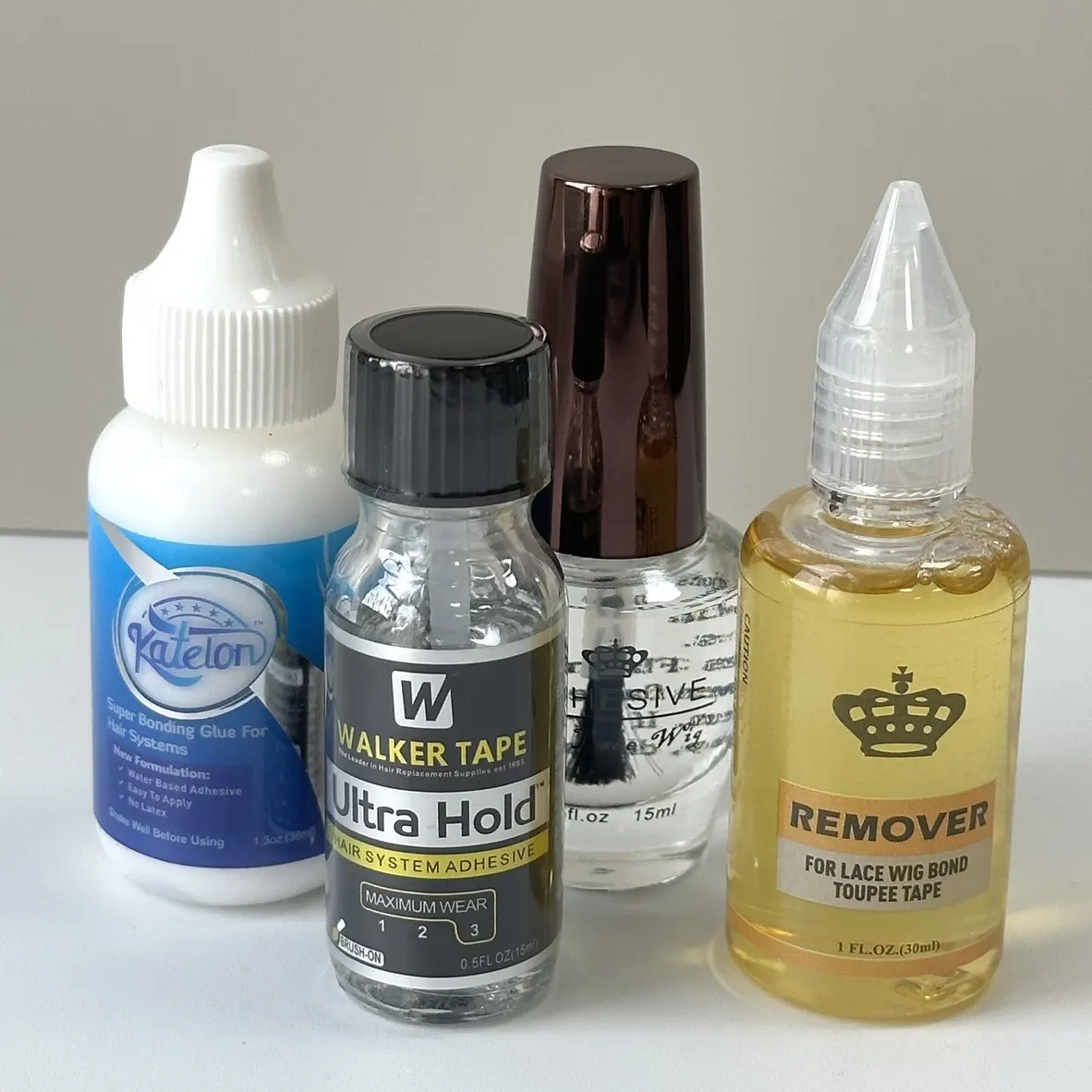 Клей для кружевного парика, водонепроницаемый клей для склеивания, прозрачный невидимый клей для замены волос, дополнительная влажность для поли-кружевного парика