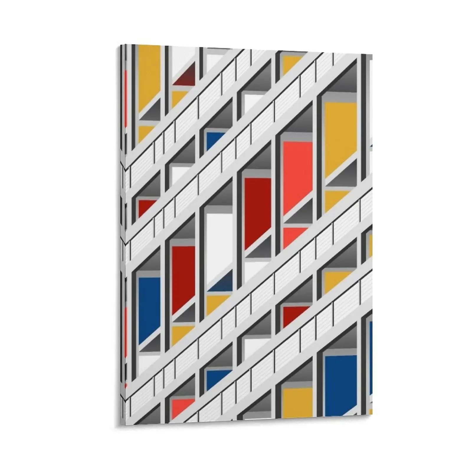 

Architecture illustration le corbusier Canvas Painting bedroom decor aesthetic room luxury home decor decorative wall poster