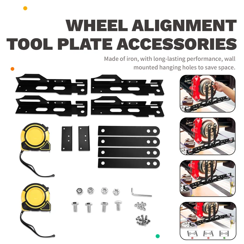 

AU05 -Car Wheel Alignment Tool Plates Adjustable Automotive Wheel Leveling Aligner Wheel Alignment Tool