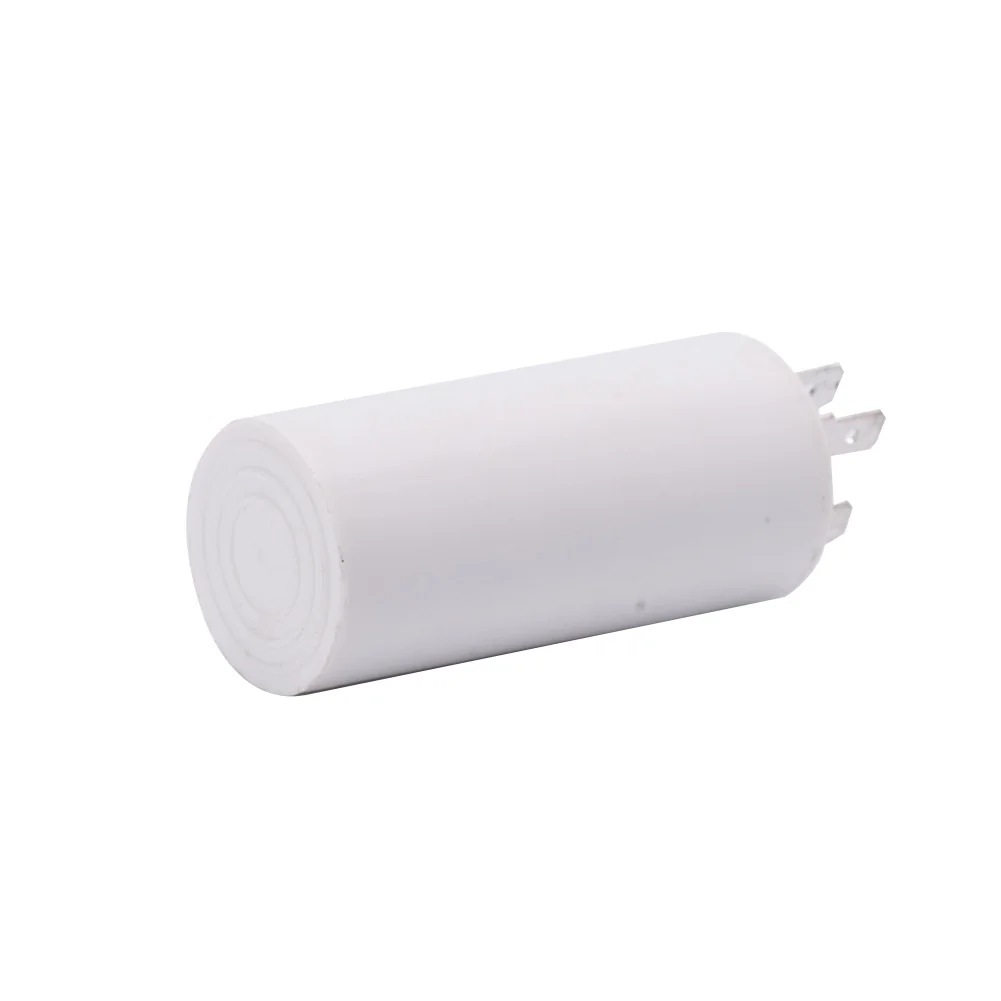 CBB60 Run Capacitor 450VAC 8uf พร้อม Wire Run Round Capacitor สําหรับมอเตอร์ไฟฟ้าอุปกรณ์เครื่องมืออุปกรณ์เสริม