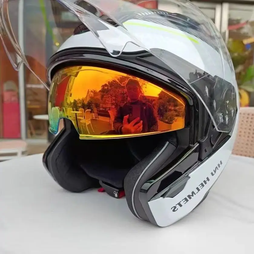 

Motorcycle helmet 3/4 helmet men's protective motorcycle helmet electric bike summer