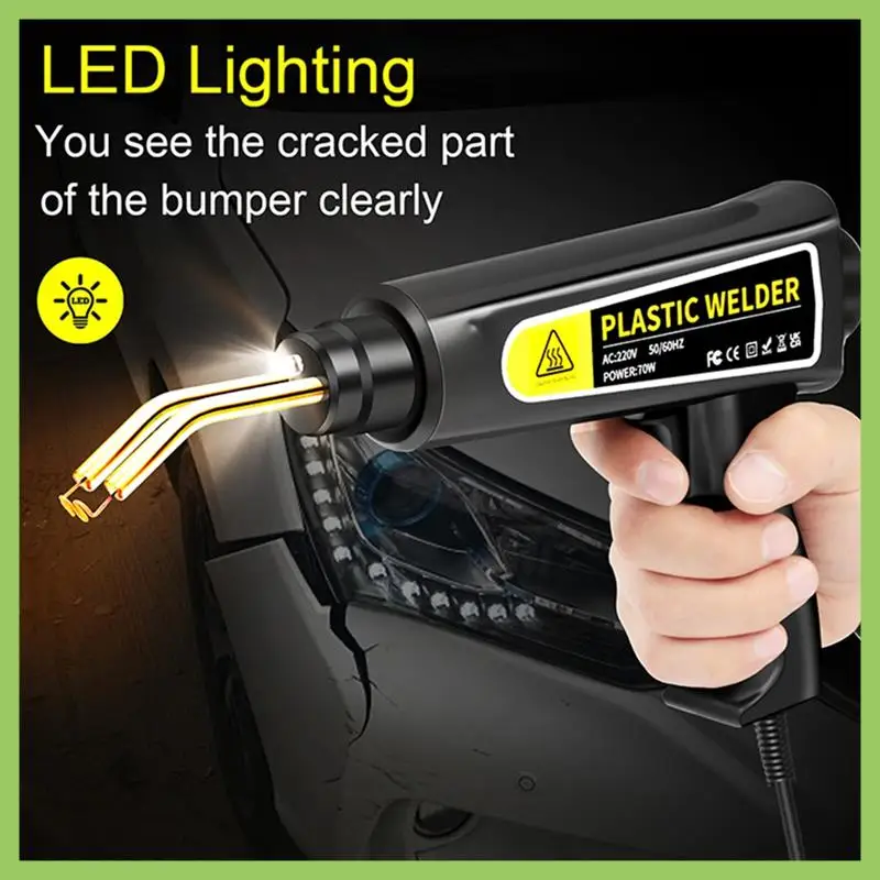 

ABJT-Plastic Hot Air Welding Machine Stapler Welding Machine Soldering Iron Repair Machine Car Bumper Repair Tools